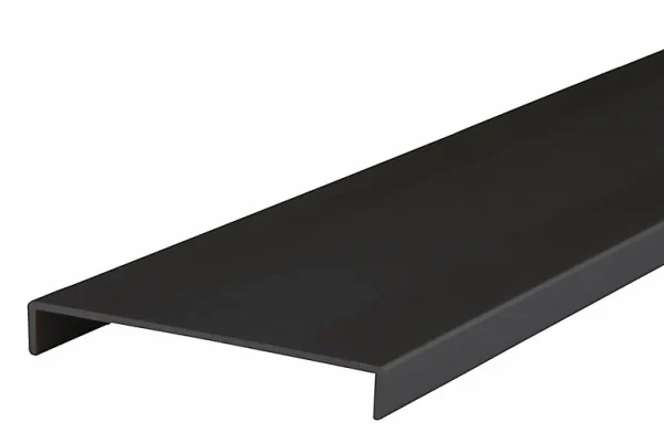 Castorama Nez De Cloison Aluminium Noir 10 X 78 Mm L.2,6 M 1